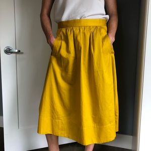 Comptoir Des Cotonniers yellow skirt